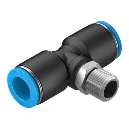 Festo Push-In T-Fitting QST-1/4-12 QST-1/4-12